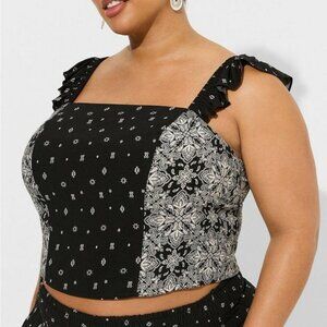 Challis Crop Top 3x Torrid